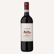 A bottle of  La Poderina Rosso di Montalcino 2024.
