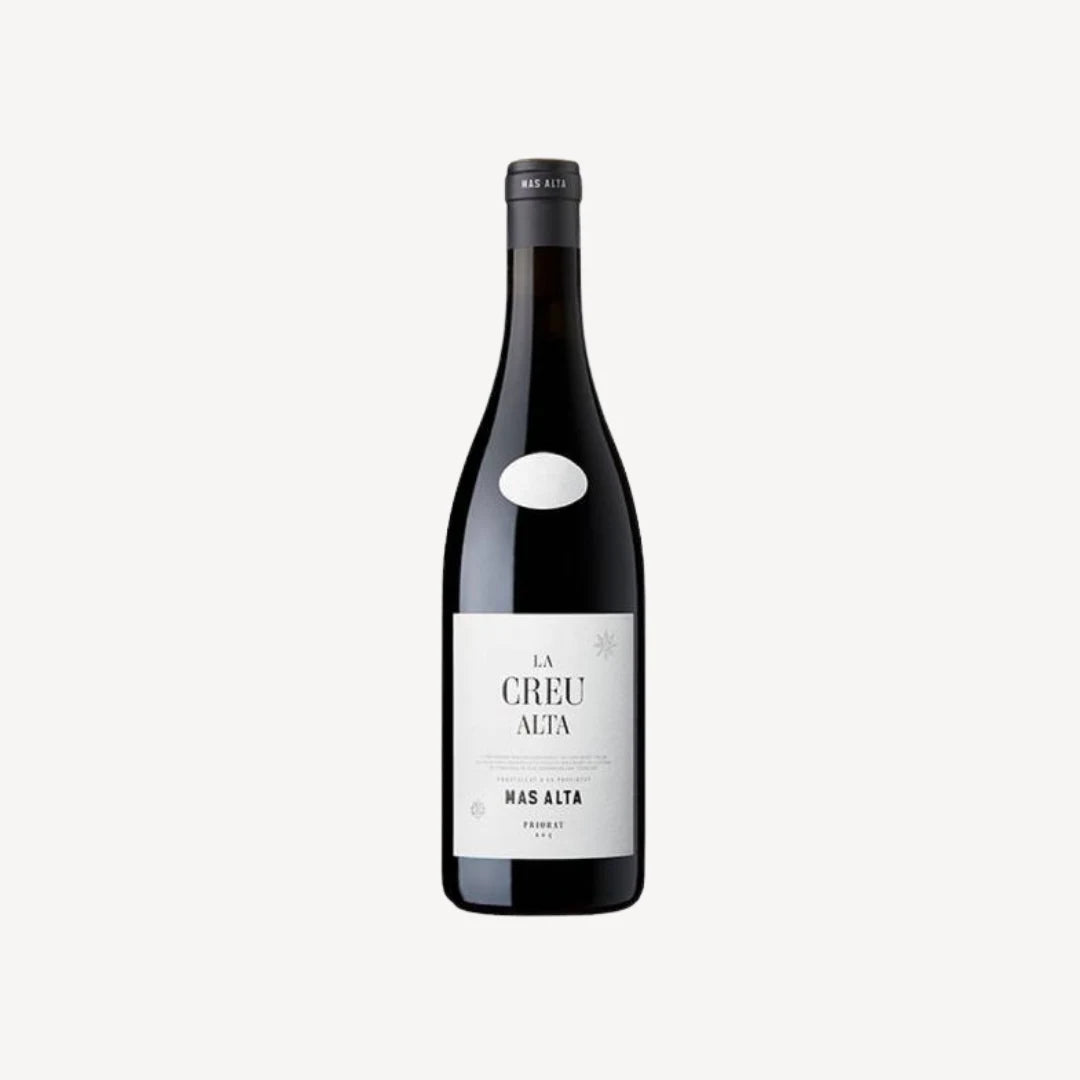 La Creu Alta wine bottle by Mas Alta Winery.